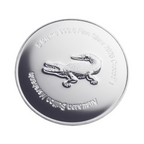 5 Grams 2026 Australian Crocodile 999.5 Silver Round Coin Bullion ABM Handmade