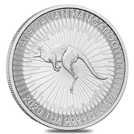 1 Troy Oz 9999 Silver 2020 Red Kangaroo Perth Mint Bullion Coin