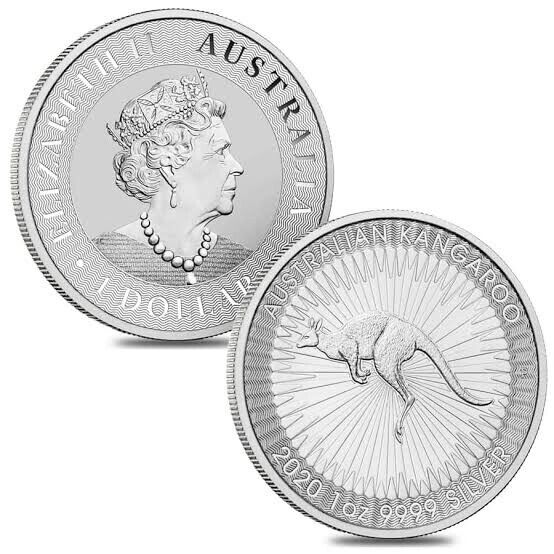 1 Troy Oz 9999 Silver 2020 Red Kangaroo Perth Mint Bullion Coin