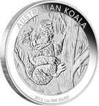 1 Ounce 999 Fine Silver 2013 Australian Koala Perth Mint Bullion Coin In Capsule