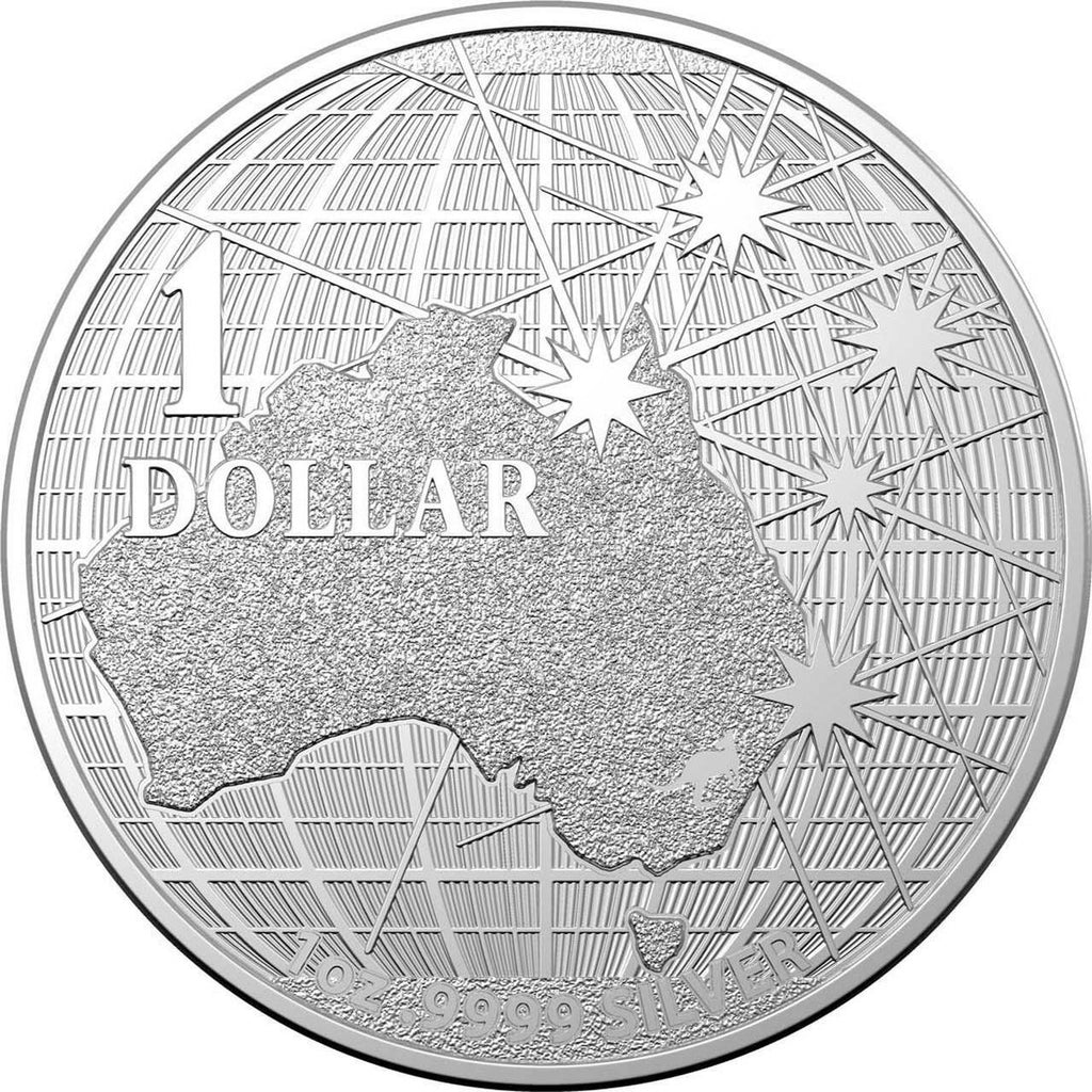 1 Oz 999 Silver Beneath the Southern Skies Royal Australian Mint Bullion Coin