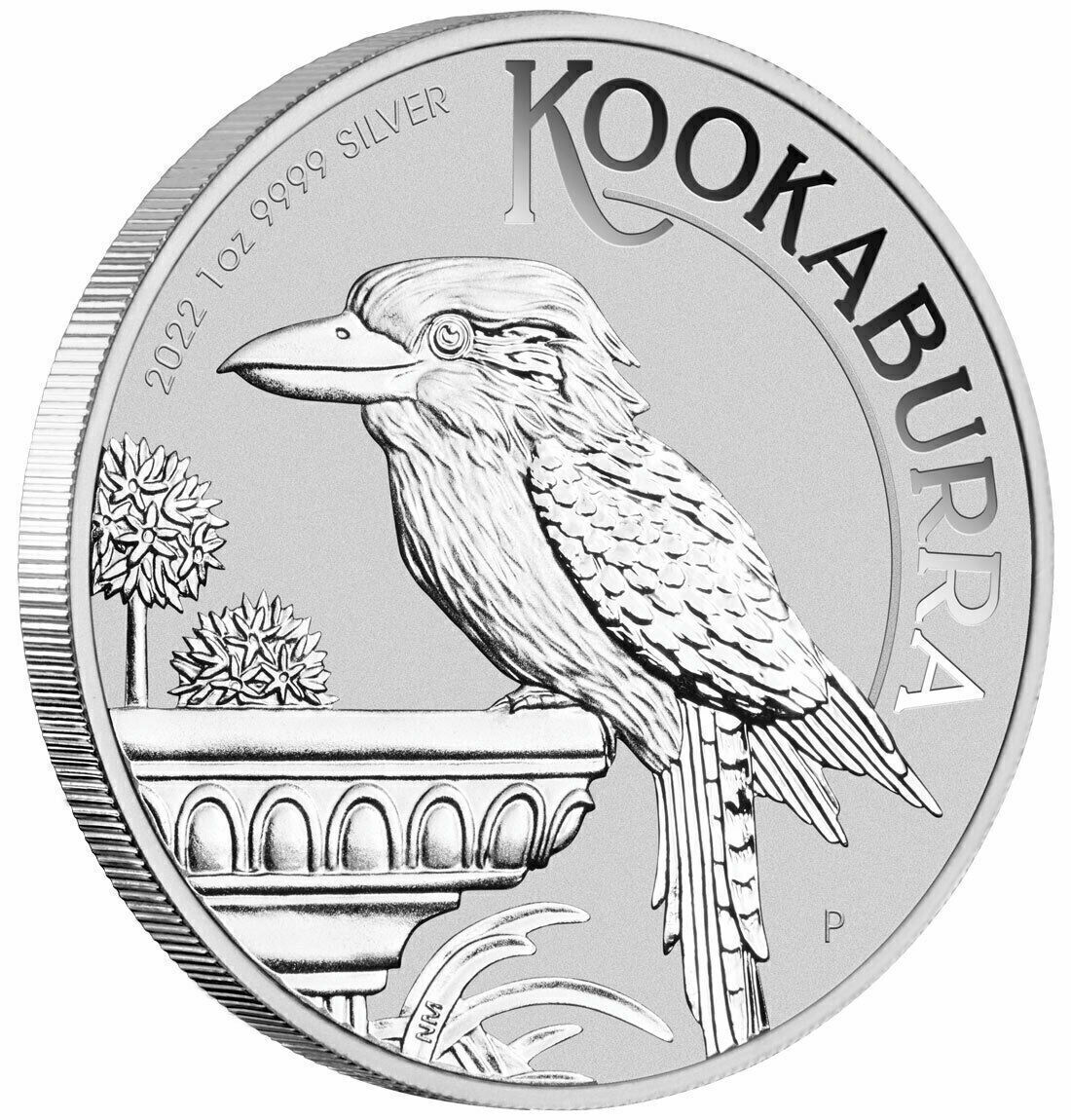 Silver Coin 1 Oz 9999 Fine Bullion Grade Perth Mint 2022 Kookaburra Australian