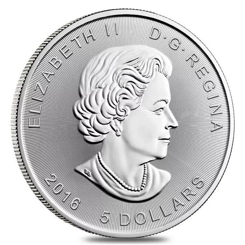 1 Troy Oz 9999 Fine Silver 2016 Canada Superman Elizabeth II Bullion Coin