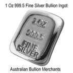 1 Oz 999.5 Fine Silver Certified Bullion Grade Ingot Bar Hand Poured