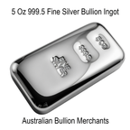 Silver Ingot Bar 200 Grams 999.5 Fine Grade Certified Bullion Hand Poured