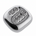Silver Ingot Bar 10 Grams 999.5  Fine Certified Bullion Hand Poured