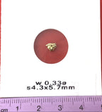 Gold Nugget Australian 0.33 grams Natural Native Hand Prospected High Quality