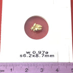 Gold Nugget Australian 0.97 grams Natural Native Hand Prospected High Quality