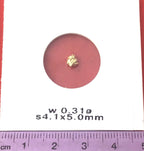 Gold Nugget Australian 0.31 grams Natural Native Hand Prospected High Quality