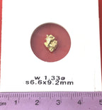 Gold Nugget Australian 1.33 grams Natural Native Hand Prospected High Quality