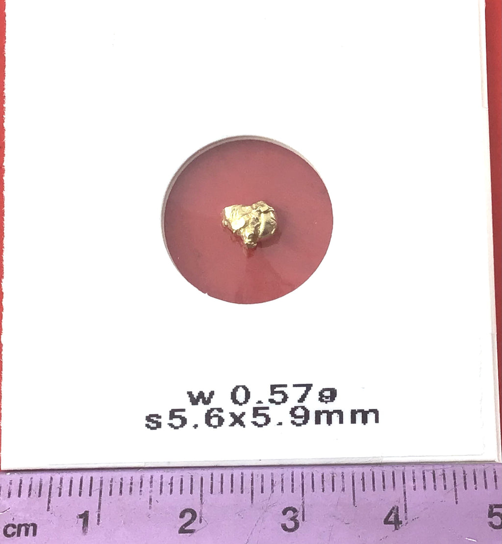 Gold Nugget Australian 0.57 grams Natural Native Hand Prospected High Quality