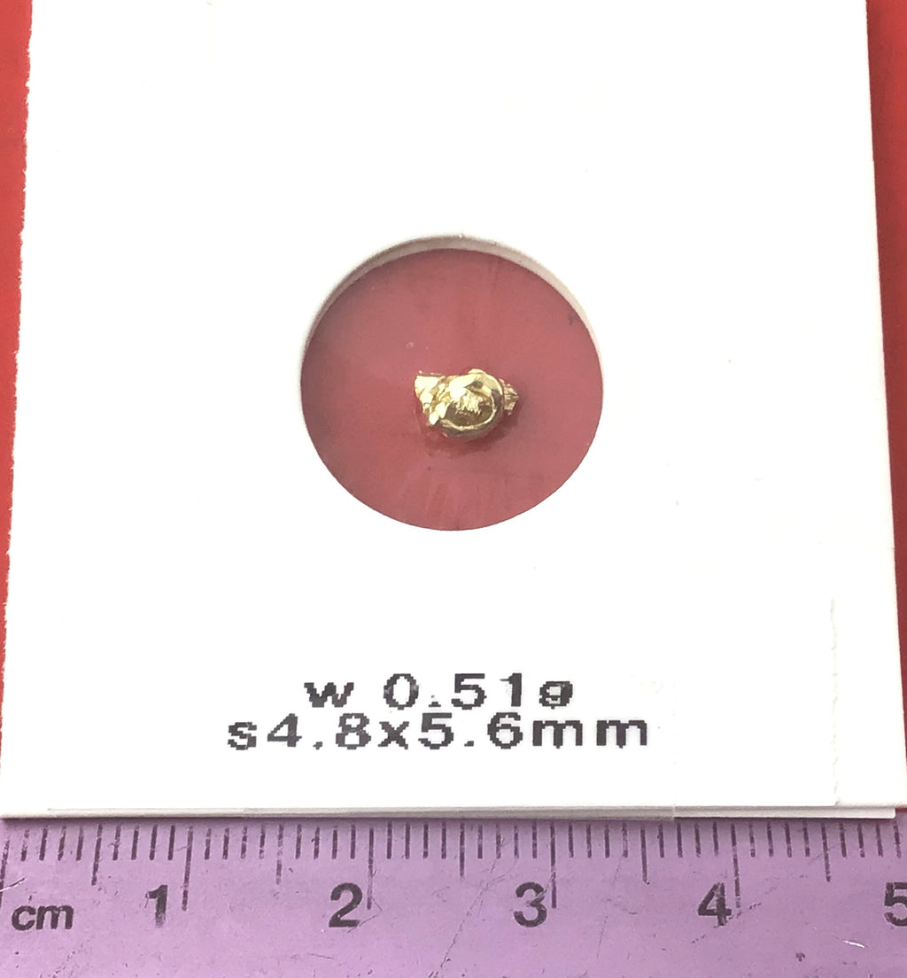 Gold Nugget Australian 0.51 grams Natural Native Hand Prospected High Quality