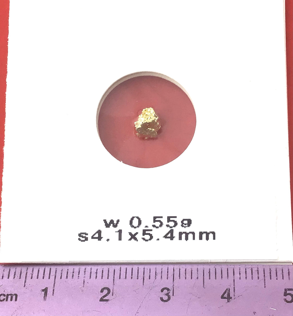 Gold Nugget Australian 0.55 grams Natural Native Hand Prospected High Quality