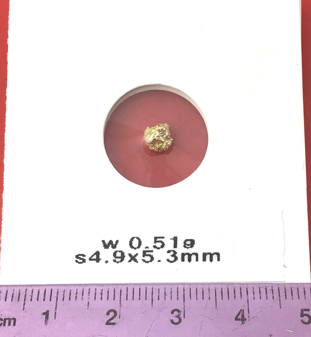 Gold Nugget Australian 0.51 grams Natural Native Hand Prospected High Quality