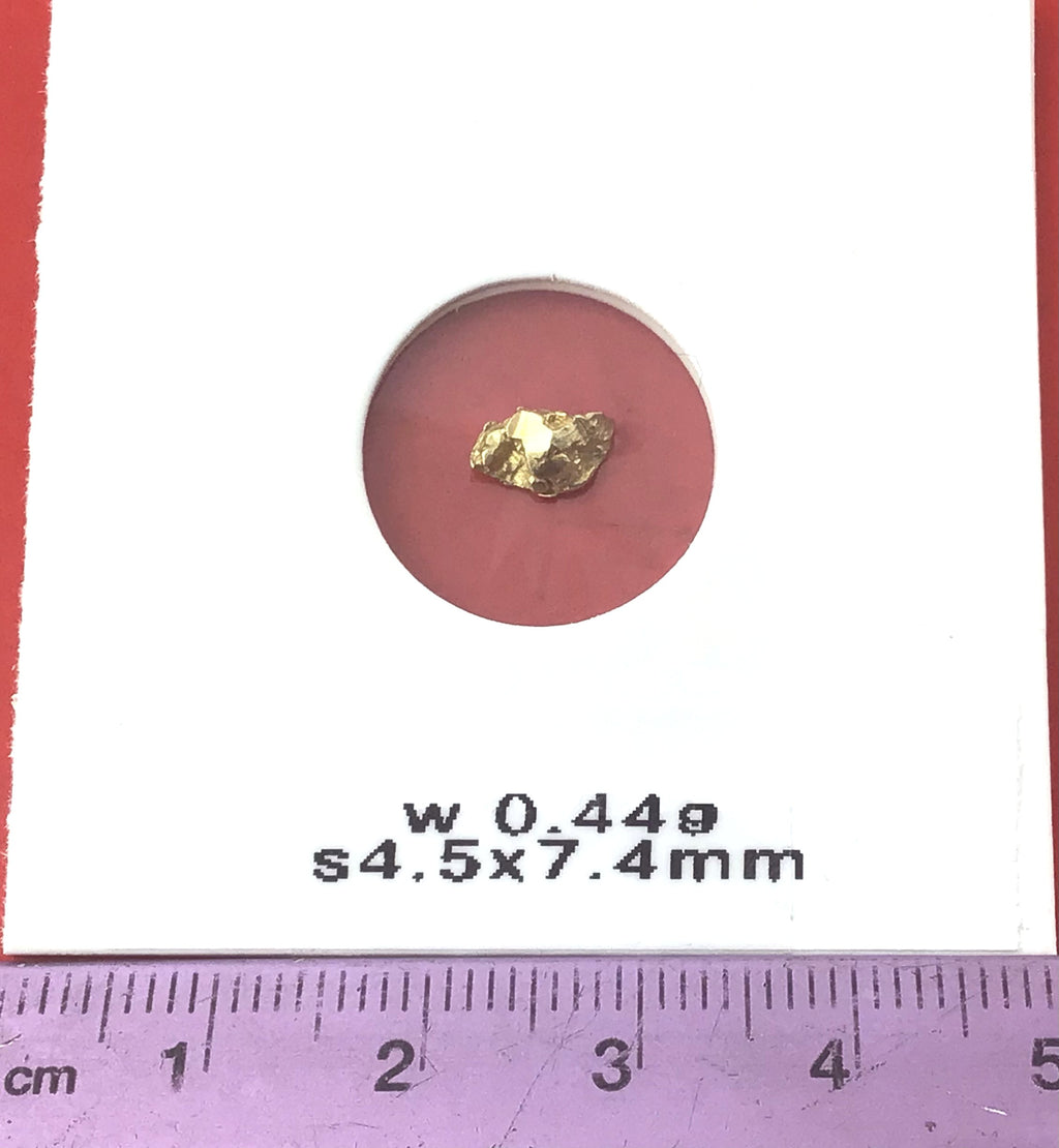 Gold Nugget Australian 0.44 grams Natural Native Hand Prospected High Quality