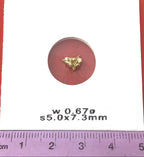 Gold Nugget Australian 0.67 grams Natural Native Hand Prospected High Quality