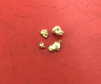 Gold Nugget Australian 0.53 grams 4 pieces Natural Native Hand Prospected High Quality