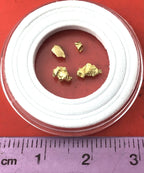 Gold Nugget Australian 0.53 grams 4 pieces Natural Native Hand Prospected High Quality