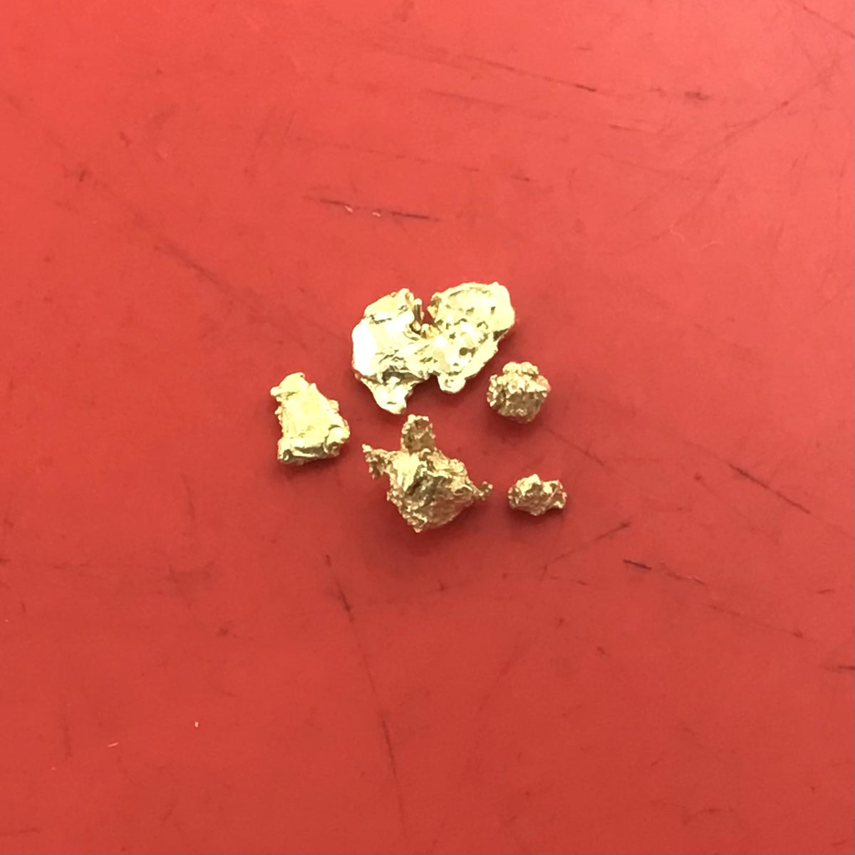 Gold Nugget Australian 0.70 grams 5 pieces Natural Native Hand Prospected High Quality