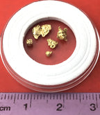 Gold Nugget Australian 0.70 grams 5 pieces Natural Native Hand Prospected High Quality