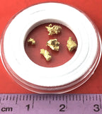Gold Nugget Australian 0.81 grams 5 pieces Natural Native Hand Prospected High Quality