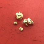 Gold Nugget Australian 0.54 grams 4 pieces Natural Native Hand Prospected High Quality