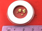 Gold Nugget Australian 0.54 grams 4 pieces Natural Native Hand Prospected High Quality