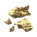 Gold Nugget Australian 0.51 grams 4 pieces Natural Native Hand Prospected High Quality