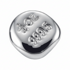 Silver Ingot Bar 1/4 Oz 999.5 Fine Certified Bullion Grade Hand Poured