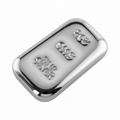 Silver Ingot 2 Troy Oz 999.5 Fine Bullion Certified Quality Bar Hand Poured