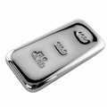 4 Troy Oz 999.5 Fine Silver Certified Bullion Grade Ingot Bar Hand Poured