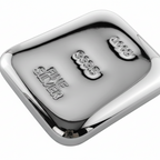 100 gr 999.5 Fine Silver Certified Bullion Grade Ingot Bar Hand Poured