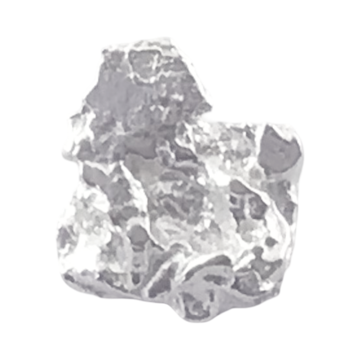 Australian Silver Nugget 1.09 grams Natural Native Prospected High Quality