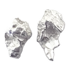 Australian Silver Nugget 0.77 grams 2 Pieces Natural Native Prospected High Quality