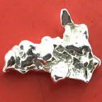 Australian Silver Nugget 0.85 grams Natural Native Prospected High Quality