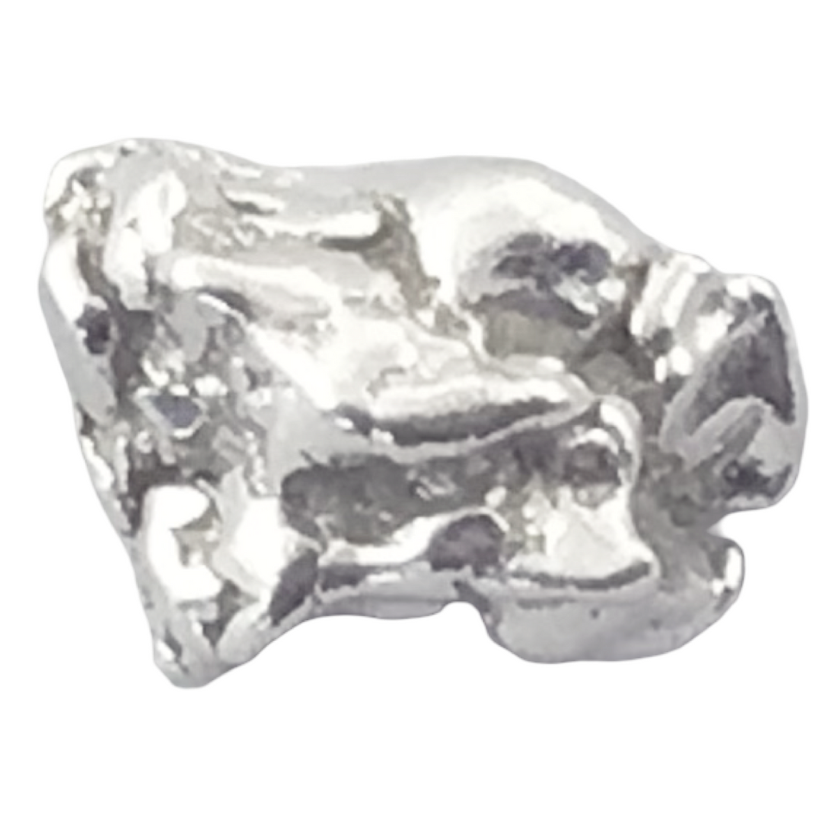 Australian Silver Nugget 2.14 grams Natural Native Prospected High Quality