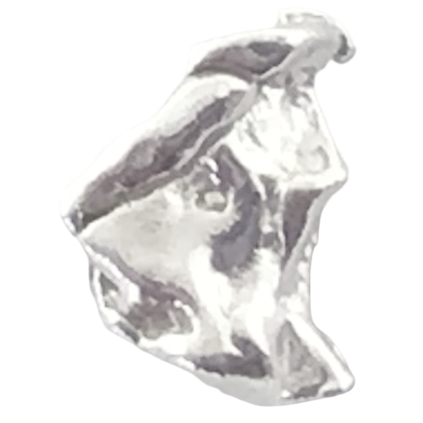 Australian Silver Nugget 0.79 grams Natural Native Prospected High Quality