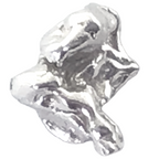 Australian Silver Nugget 1.03 grams Natural Native Prospected High Quality