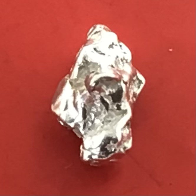 Australian Silver Nugget 0.65 grams Natural Native Prospected High Quality