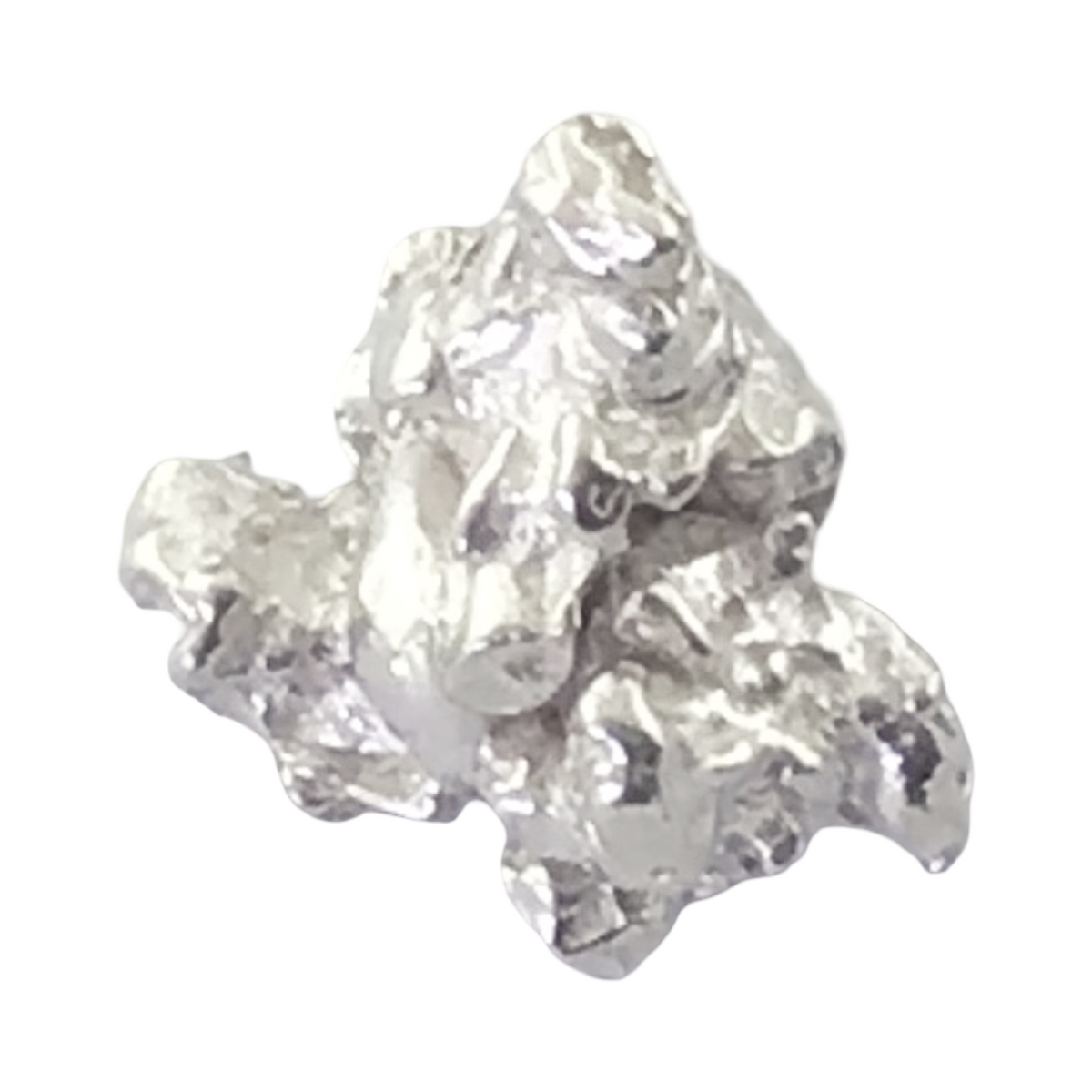 Australian Silver Nugget 3.54 grams Natural Native Prospected High Quality