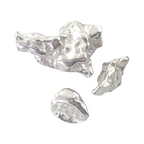 Australian Silver Nugget 0.70 grams 3 Pieces Natural Native Prospected High Quality
