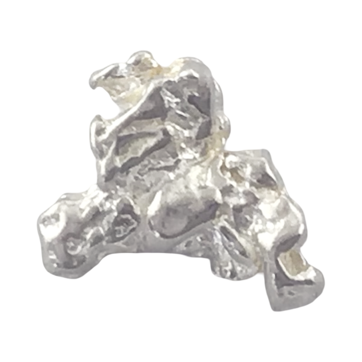 Australian Silver Nugget 1.50 grams Natural Native Prospected High Quality