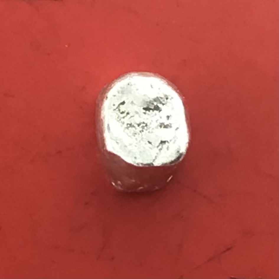 Australian Silver Nugget 0.58 grams Natural Native Prospected High Quality