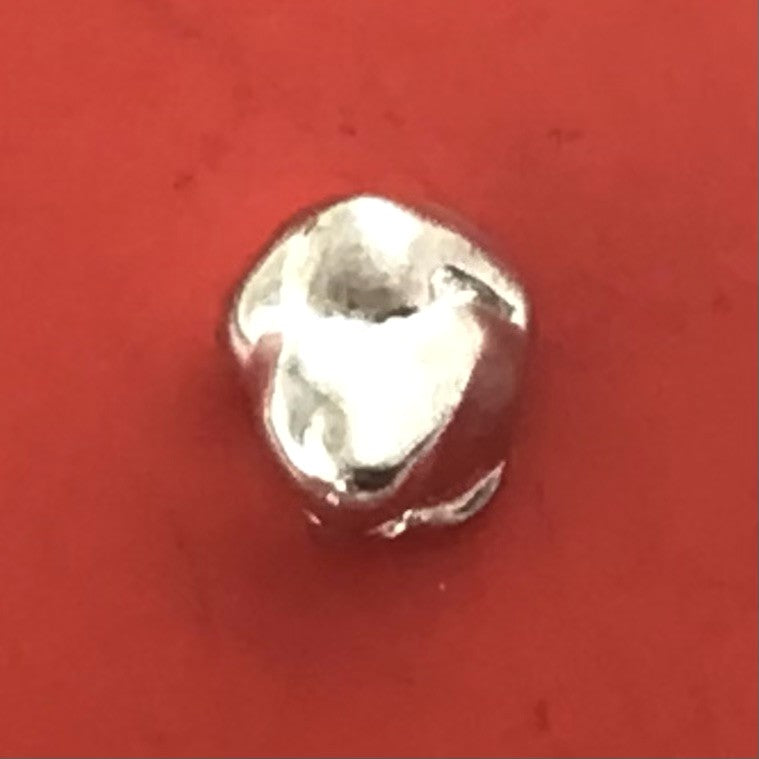 Australian Silver Nugget 0.54 grams Natural Native Prospected High Quality