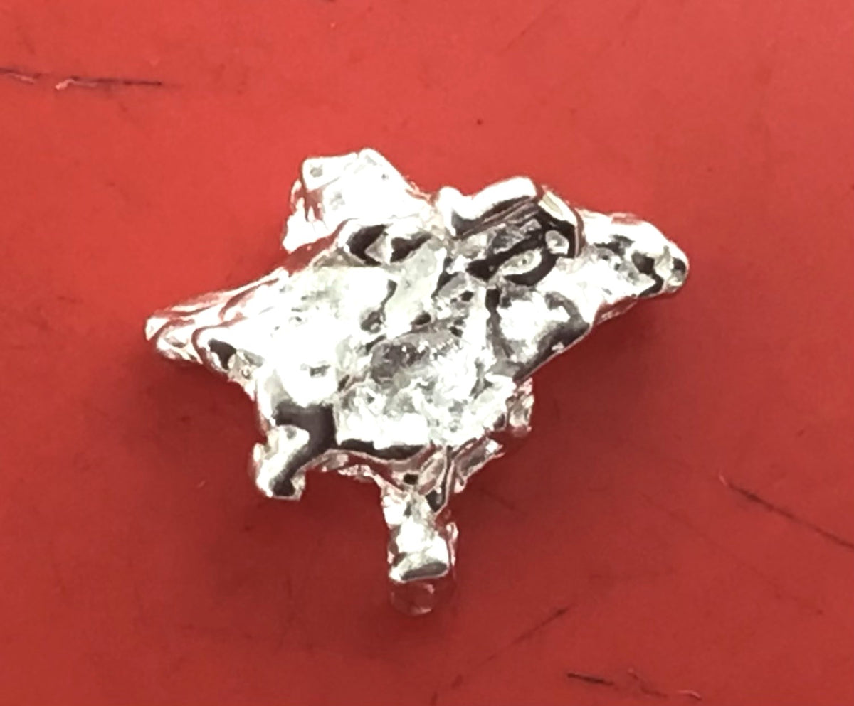 Australian Silver Nugget 1.23 grams Natural Native Prospected High Quality