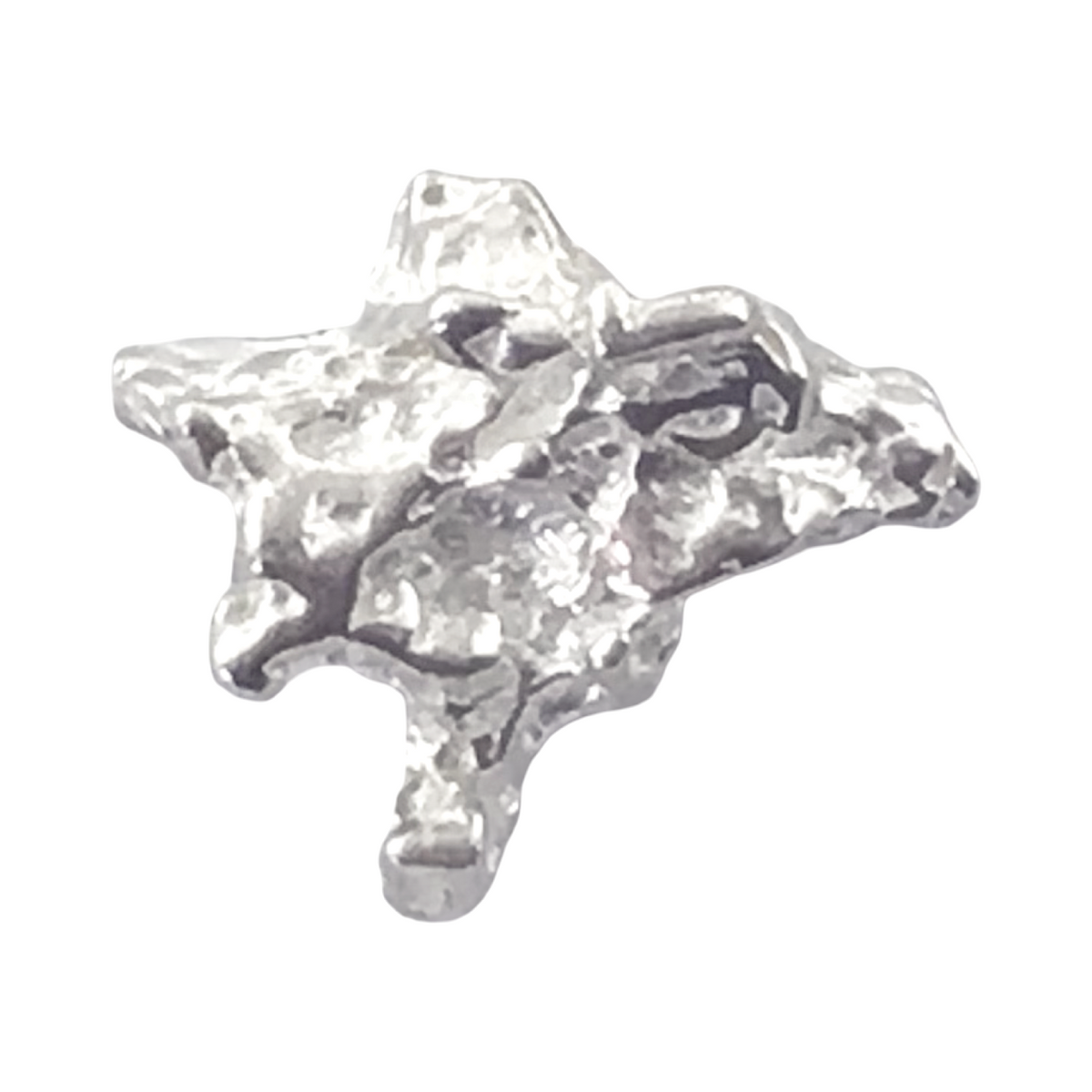 Australian Silver Nugget 1.23 grams Natural Native Prospected High Quality