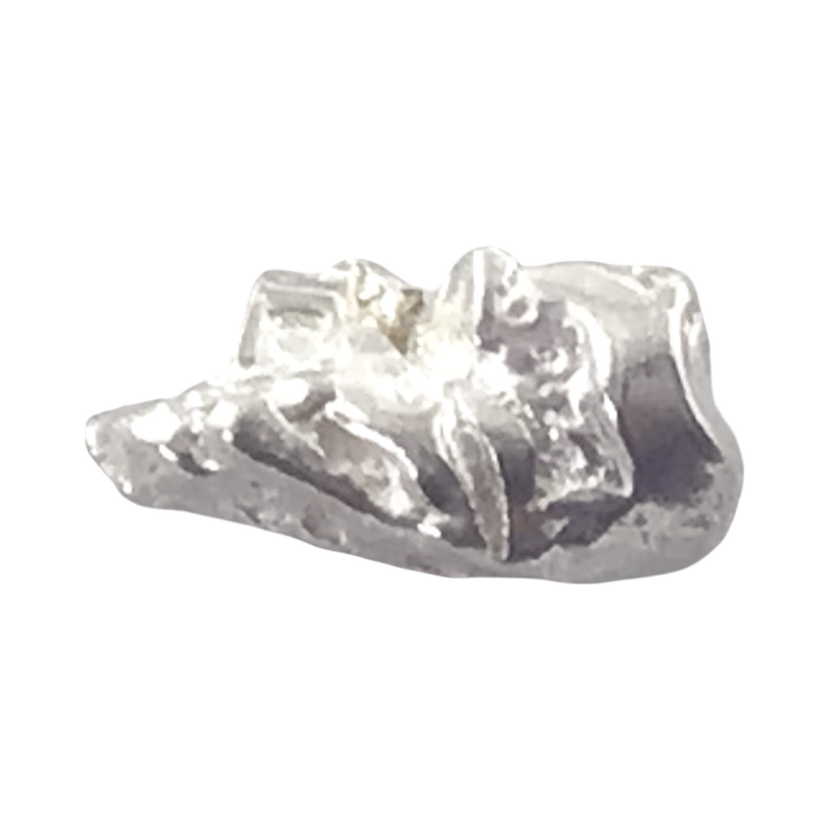 Australian Silver Nugget 1.28 grams Natural Native Prospected High Quality