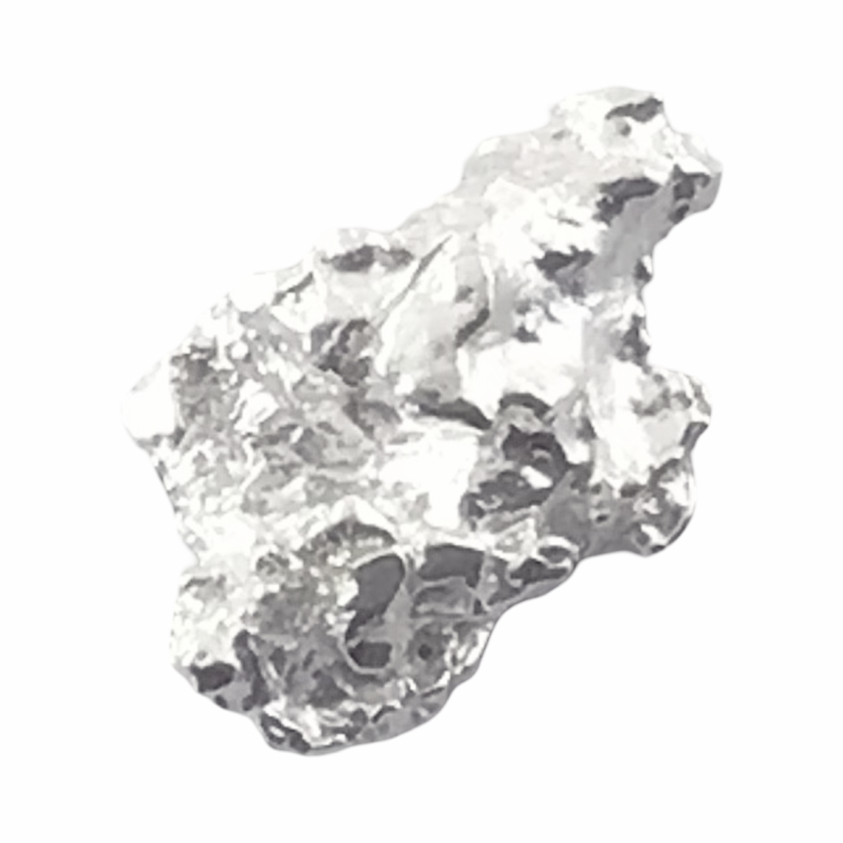 Australian Silver Nugget 1.17 grams Natural Native Prospected High Quality