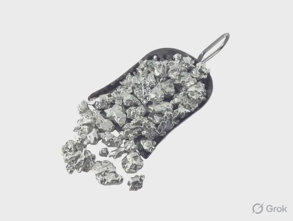 Australian Silver Nugget 1.20 grams Natural Native Prospected High Quality